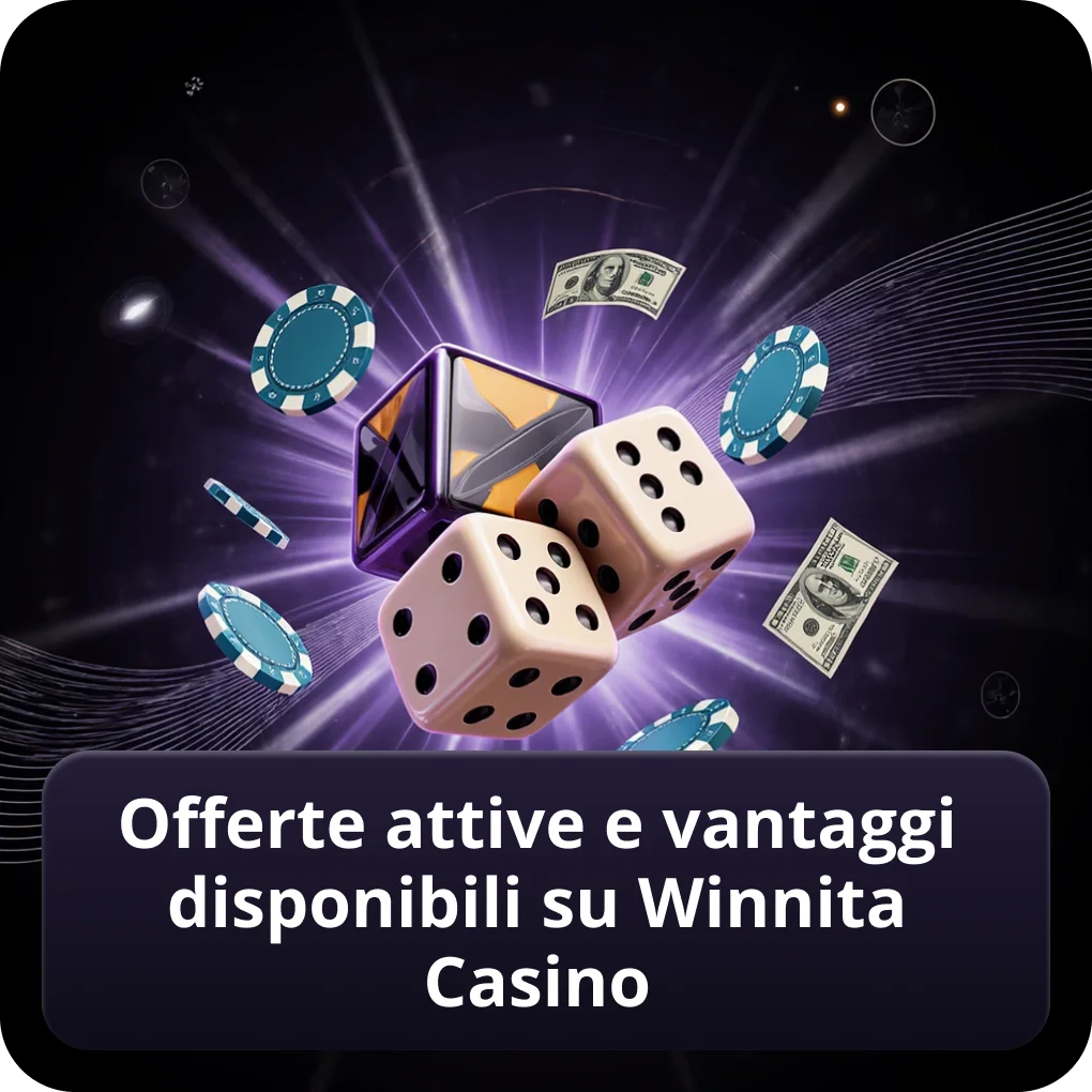 Offerte attive e vantaggi disponibili su Winnita Casino panoramica Offerte attive e vantaggi disponibili su Winnita Casino