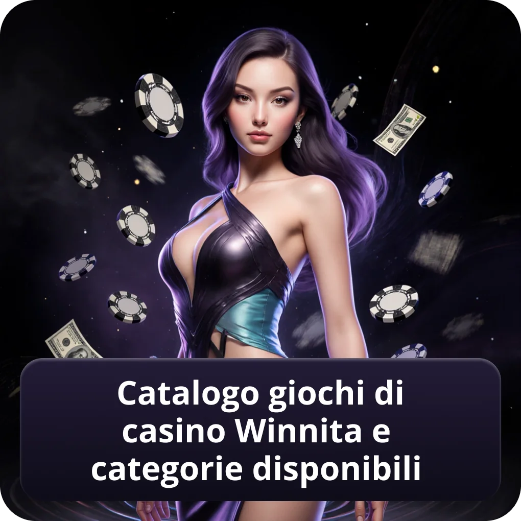Catalogo giochi di Winnita Casino e categorie disponibili