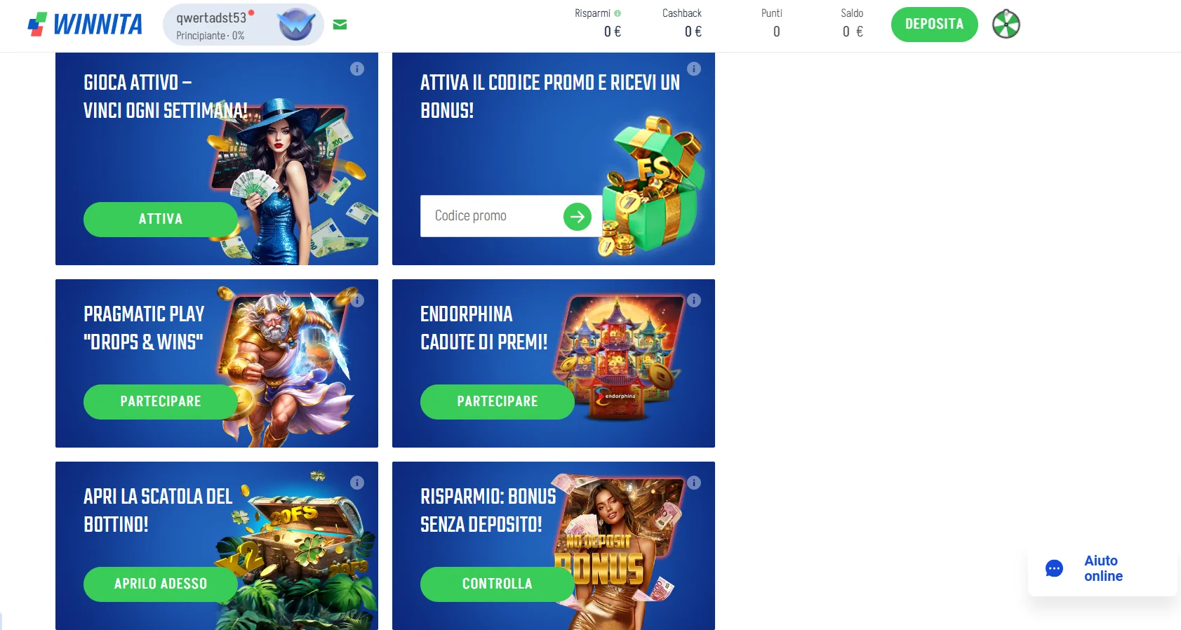 Guida all'attivazione del codice promo Winnita Casino istruzioni Guida all'attivazione del codice promo Winnita Casino